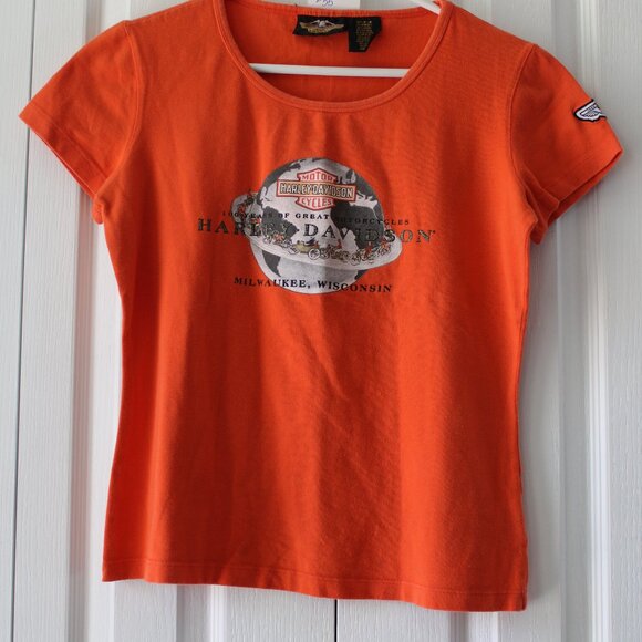 T-shirt Harley-Davidson Homme - Medium, Manches Courtes, Motif Juneau Avenue